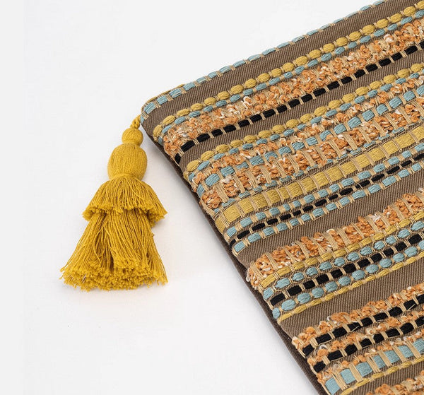 Contemporary Modern Sofa Pillows, Luxury Modern Pillows for Couch, Decorative Throw Pillows for Bedroom, Large Modern Pillow for Living Room-Silvia Home Craft