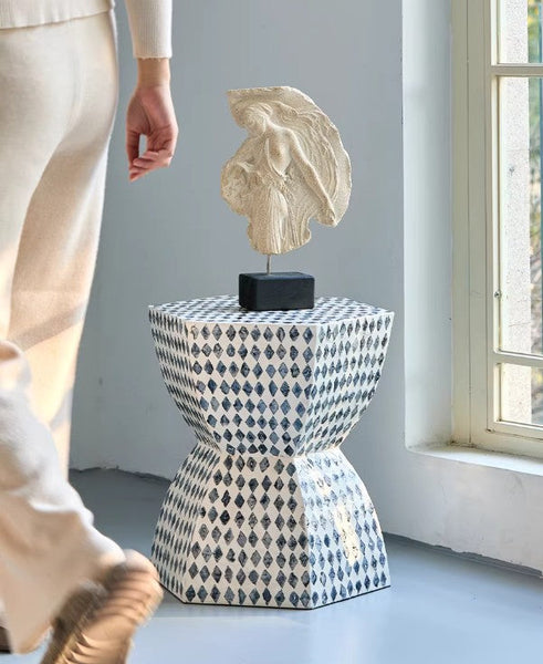 Small End Table, Modern Side Table, Bedside Small Side Table, Contemporary Bedside Table, Shell Small Sofa Side Table, Portable Casual Side Table, Creative Coffee Table, Contemporary Side Table