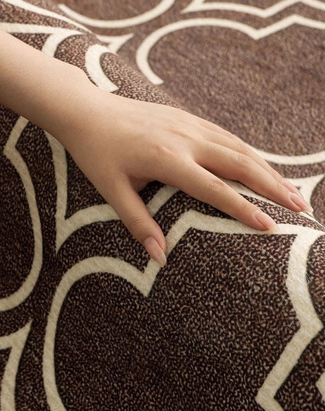 Extra Large Modern Rugs for Bedroom, Geometric Modern Rug Placement Ideas, Abstract Contemporary Modern Rugs for Living Room-Silvia Home Craft