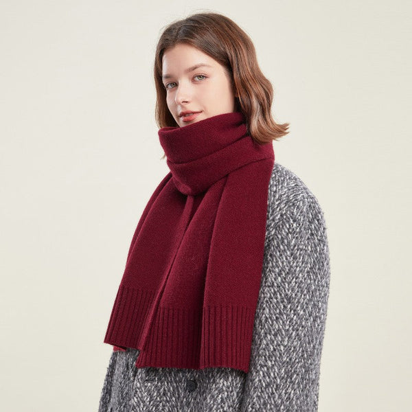 Wool Scarf for Women, Casual Scarf for Women, Fashion Designer Scarf, Cold Weather Scarf, Modern Winter Scarf, Soft Cashmere Scarf for Women-Silvia Home Craft