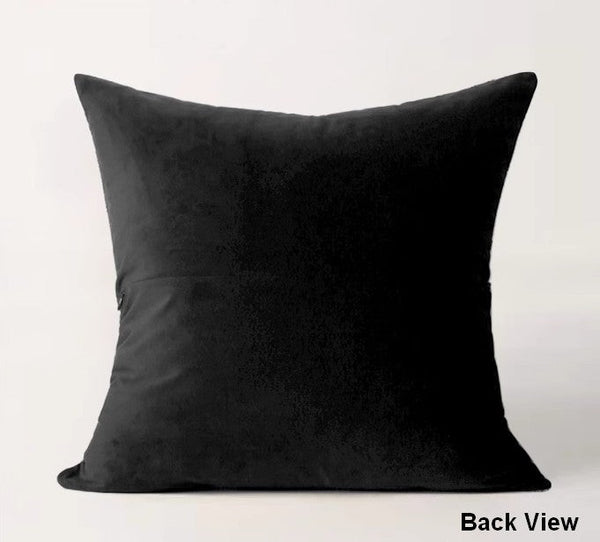 Geometric Grey Back Contemporary Cushions for Interior Design, Large Modern Decorative Pillows for Sofa, Modern Throw Pillows for Couch-Silvia Home Craft