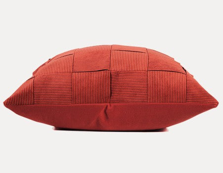 Modern Throw Pillows, Decorative Throw Pillow for Couch, Red Modern Sofa Pillows, Decorative Throw Pillows for Living Room Couch, Large Square Pillows-Silvia Home Craft