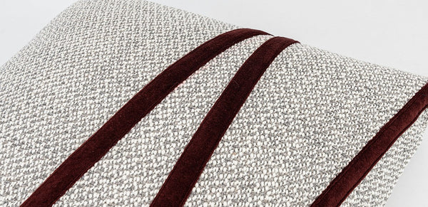 Light Gray Contemporary Throw Pillow for Living Room, Simple Modern Sofa Throw Pillows, Modern Decorative Throw Pillows for Couch-Silvia Home Craft