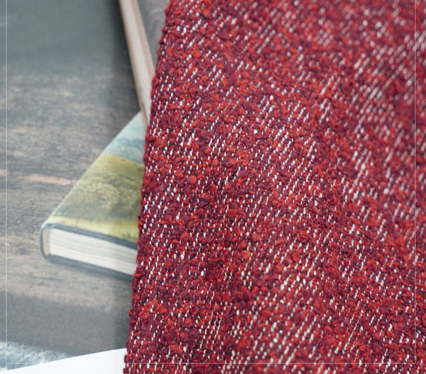 Large Abstract Throw Pillows for Couch, Contemporary Throw Pillow for Living Room, Red Modern Square Pillows, Modern Sofa Throw Pillows-Silvia Home Craft