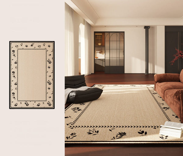 Unique Modern Rugs for Dining Room, Abstract Modern Rugs for Bedroom, Large Modern Rugs for Living Room, Contemporary Geometric Modern Rugs-Silvia Home Craft