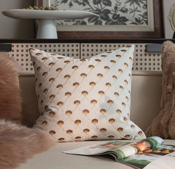 Decorative Pillow Arrangement Ideas for Couch, Modern Decorative Pillows for Bedroom, Embroidered Butterfly Pillow Covers, Large Decorative Throw Pillows for Living Room-Silvia Home Craft