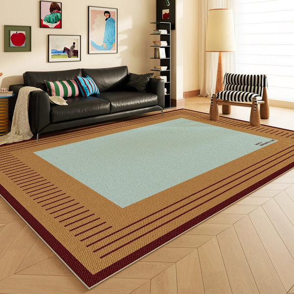 Mid Century Contemporary Rugs, Modern Living Room Rug Ideas, Geometric Modern Area Rugs, Modern Rugs for Dining Room-Silvia Home Craft
