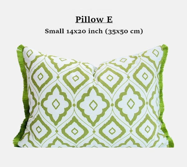 Modern Decorative Cushion Covers, Unique Decorative Pillow Arrangement Ideas for Couch, Decorative Pillows for Living Room, Large Decorative Pillows for Interior Design-Silvia Home Craft