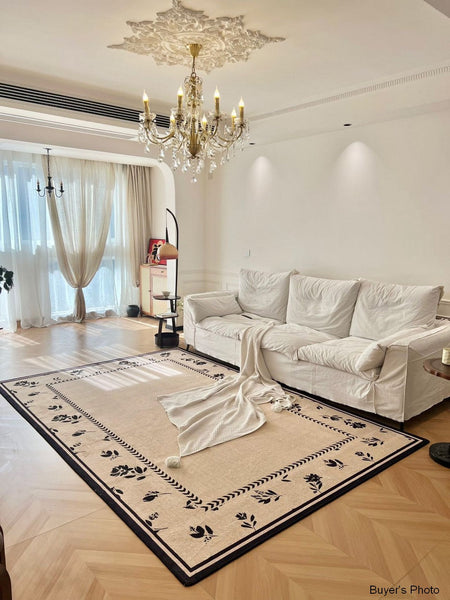 Unique Modern Rugs for Dining Room, Abstract Modern Rugs for Bedroom, Large Modern Rugs for Living Room, Contemporary Geometric Modern Rugs-Silvia Home Craft