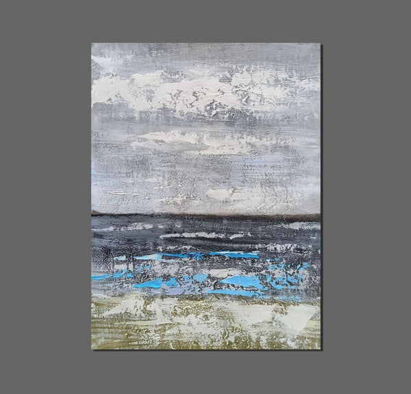 Living Room Acrylic Wall Art Ideas, Buy Art Online, Modern Abstract Paintings, Abstrct Acrylic Paintings, Heavy Texture Canvas Art-Silvia Home Craft