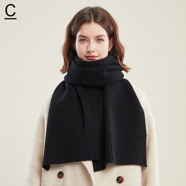 Soft Cashmere Scarf for Women, Wool Scarf for Women, Casual Scarf for Women, Fashion Designer Scarf, Cold Weather Scarf, Modern Winter Scarf-Silvia Home Craft