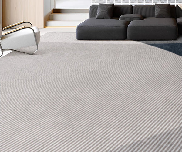 Modern Rugs for Living Room, Contemporary Rugs for Dining Room, Blue Contemporary Modern Rugs, Geometric Contemporary Rugs Next to Bed-Silvia Home Craft