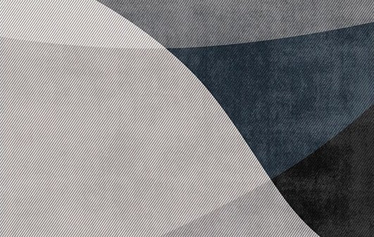 Modern Rugs for Living Room, Contemporary Rugs for Dining Room, Blue Contemporary Modern Rugs, Geometric Contemporary Rugs Next to Bed-Silvia Home Craft