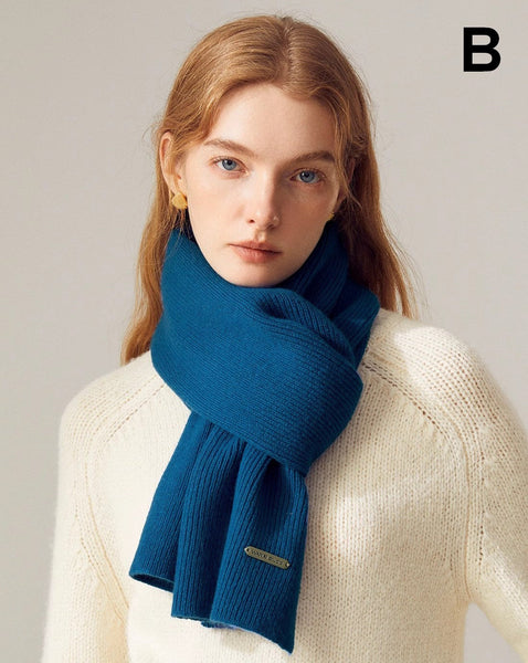 Casual Scarf for Women, Birthday Gift for Girl, Soft Wool Scarf for Women, Modern Wool Scarf for Women, Cold Weather Scarves, Winter Wool Scarf-Silvia Home Craft