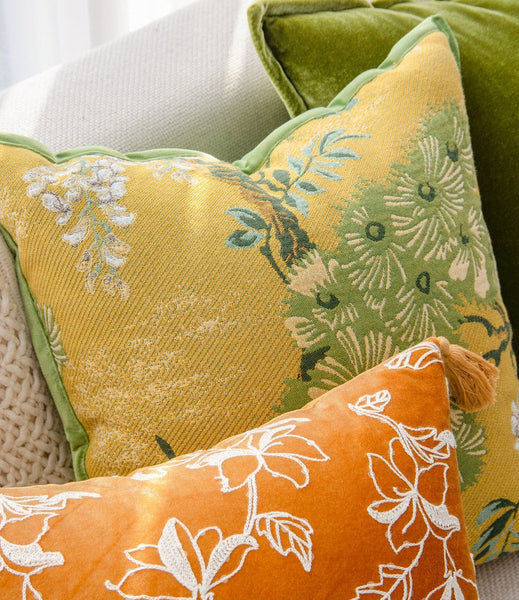 Unique Decorative Pillows for Bedroom, Modern Decorative Pillows for Couch, Decorative Cushion Covers, Decorative Pillow Arrangement Ideas for Interior Design-Silvia Home Craft