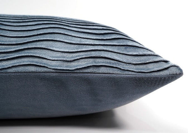 Abstract Blue Decorative Throw Pillows, Large Simple Throw Pillow for Interior Design, Geomeric Contemporary Square Modern Throw Pillows for Couch-Silvia Home Craft