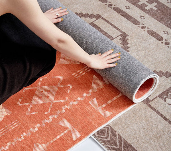 Modern Rugs for Living Room, Mid Century Area Rugs for Bedroom, Large Contemporary Area Rugs for Dining Room-Silvia Home Craft