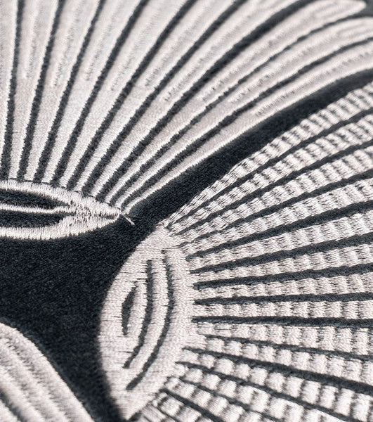 Abstract Feather Pattern Throw Pillows for Couch, Simple Modern Sofa Throw Pillows, Contemporary Throw Pillow for Living Room, Modern Square Pillows-Silvia Home Craft