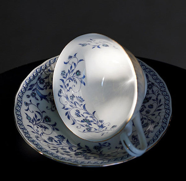 Classic British Tea Cups, Elegant Tea Cup With Saucer, Traditional Tea Cup Set, Porcelain Tea Cups, Floral Tea Cup Set, Ceramic Tea Cup with Saucer, Tea Cup Set, Vintage Tea Cup Set, Modern Ceramic Cups-Silvia Home Craft
