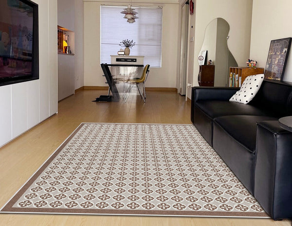 Mid Century Contemporary Modern Rugs for Living Room, Modern Rug Placement Ideas for Dining Room, Large Modern Rugs for Bedroom-Silvia Home Craft