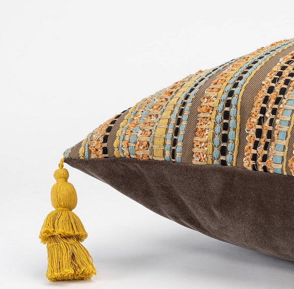 Contemporary Modern Sofa Pillows, Luxury Modern Pillows for Couch, Decorative Throw Pillows for Bedroom, Large Modern Pillow for Living Room-Silvia Home Craft