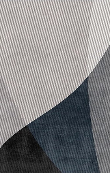 Blue Contemporary Modern Rugs, Geometric Contemporary Rugs Next to Bed, Modern Rugs for Living Room, Contemporary Rugs for Dining Room-Silvia Home Craft