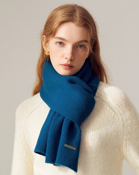 Modern Wool Scarf for Women, Cold Weather Scarves, Winter Wool Scarf, Casual Scarf for Women, Birthday Gift for Girl, Soft Wool Scarf for Women-Silvia Home Craft