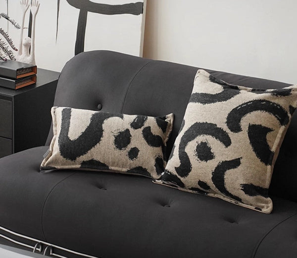 Modern Sofa Pillows for Couch, Contemporary Modern Sofa Pillows, Decorative Throw Pillows for Bedroom, Large Modern Pillow for Bedroom-Silvia Home Craft