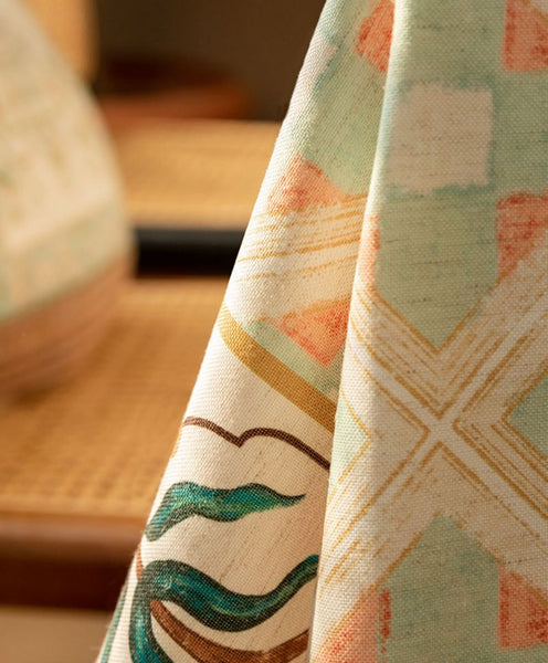 Long Rectangle Tablecloth for Dining Room Table, British Mid Century Fiberflax Tablecloth, Square Tablecloth for Coffee Table, Farmhouse Table Cloth, Wedding Tablecloth, Waterproof Tablecloth-Silvia Home Craft