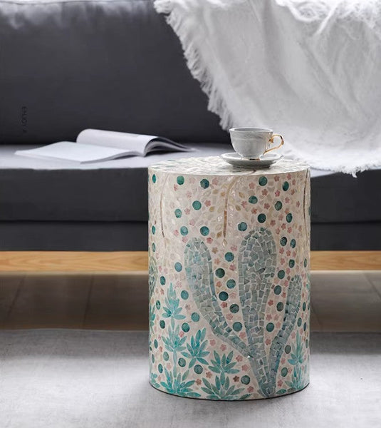 Unique Small End Table, Portable Casual Side Table, Creative Coffee Table, Contemporary Small Sofa Side Table, Shell Small Side Table