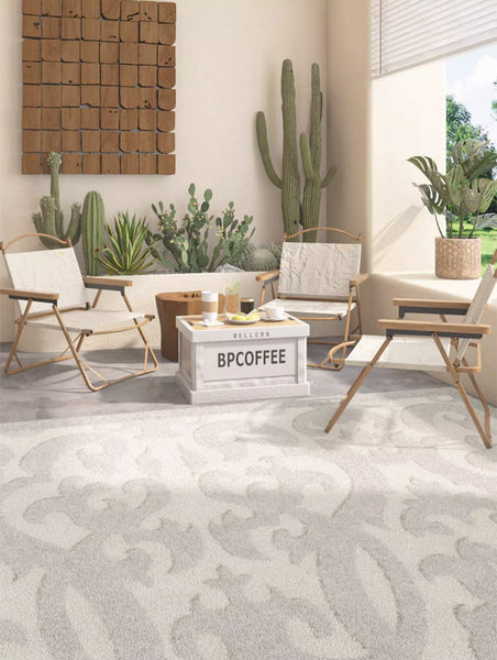 Large Modern Rugs for Living Room, Dining Room Abstract Floor Rugs, Contemporary Area Rugs Next to Bed, Hallway Modern Runner Rugs-Silvia Home Craft