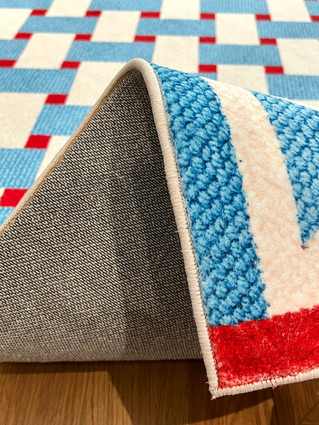 Modern Living Room Rug Ideas, Mid Century Modern Rugs, Contemporary Abstract Rugs for Dining Room, Geometric Contemporary Rugs-Silvia Home Craft