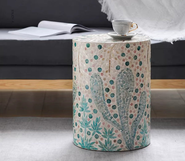 Unique Small End Table, Portable Casual Side Table, Creative Coffee Table, Contemporary Small Sofa Side Table, Shell Small Side Table