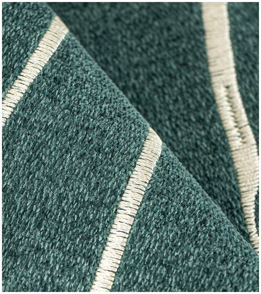 Abstract Green Decorative Throw Pillows, Geometric Square Modern Throw Pillows for Couch, Large Contemporary Throw Pillow for Interior Design-Silvia Home Craft