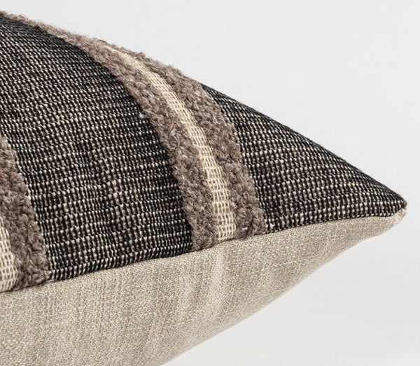 Contemporary Throw Pillow for Living Room, Large Abstract Throw Pillows for Couch, Modern Sofa Throw Pillows, Modern Square Pillows-Silvia Home Craft