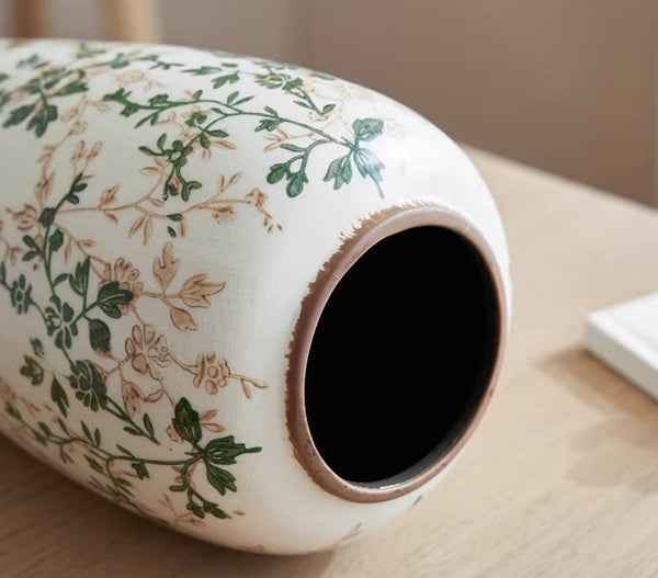 Porcelain Flower Vases, Rustic Flower Vases on Table, Dining Table Centerpiece, Ceramic Bouquet Vases, Handmade Water Holding Flower Vase-Silvia Home Craft