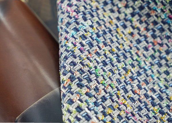 Modern Sofa Pillows, Large Abstract Blue Decorative Throw Pillows, Contemporary Square Modern Throw Pillows for Couch, Simple Throw Pillow for Interior Design-Silvia Home Craft