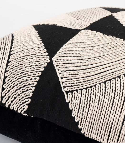 Modern Pillows for Couch, Contemporary Modern Sofa Pillows, Decorative Throw Pillows for Bedroom, Large Modern Pillow for Living Room-Silvia Home Craft