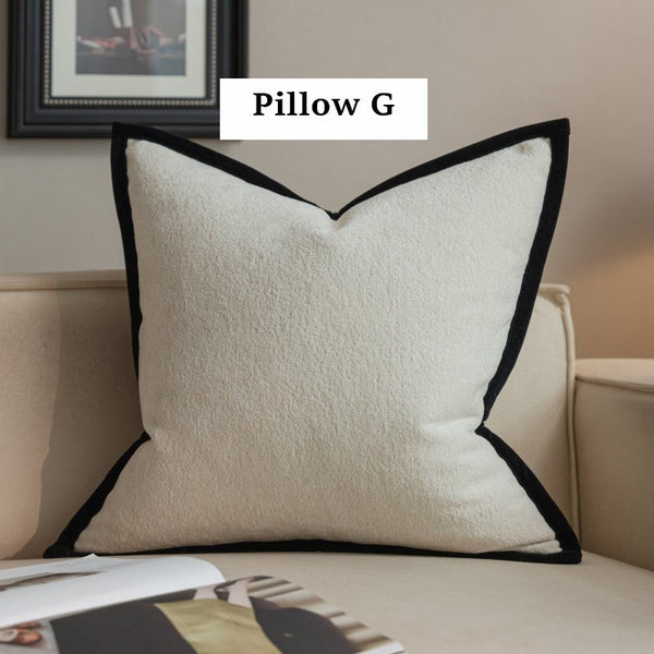 Large Decorative Throw Pillows, Decorative Pillow Arrangement Ideas for Couch, Modern Decorative Pillows for Living Room, Decorative Pillow Covers-Silvia Home Craft
