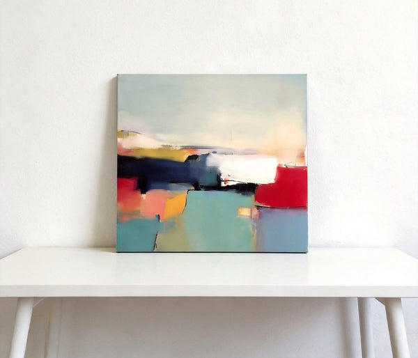 Hand Painted Canvas Art, Buy Small Paintings Online, Original Abstract Paintings, Small Canvas Artwork, Small Acrylic Painting on Canvas-Silvia Home Craft