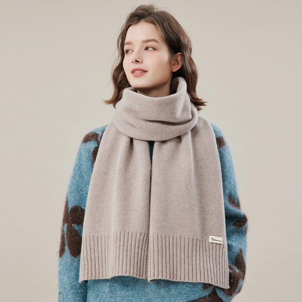 Fashion Designer Scarf, Cold Weather Scarf, Wool Scarf for Women, Casual Scarf for Women, Modern Winter Scarf, Soft Cashmere Scarf for Women-Silvia Home Craft