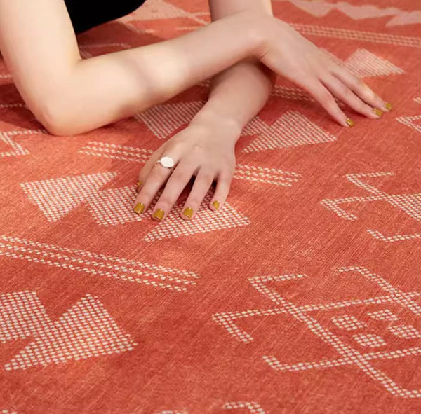 Modern Rugs for Living Room, Mid Century Area Rugs for Bedroom, Large Contemporary Area Rugs for Dining Room-Silvia Home Craft
