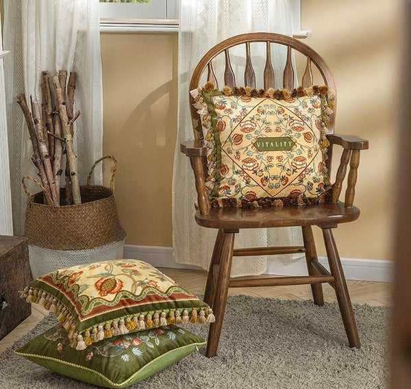 Modern Sofa Pillows, Decorative Throw Pillows, Beautiful Throw Pillows, Short Velvet Pillow Cover, Decorative Pillows for Living Room-Silvia Home Craft