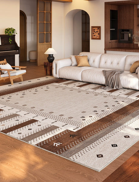 Simple Modern Carpets for Interior Design, Geometric Modern Rugs for Living Room, Modern Rugs for Dining Room, Modern Rugs for Bedroom-Silvia Home Craft