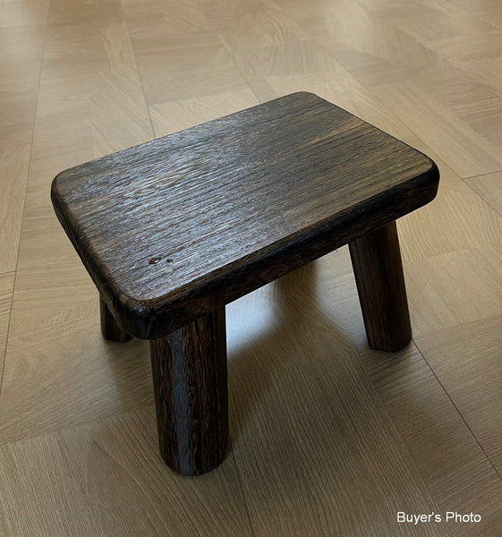 Dining Table Stool, Shoe-changing Stool, Solid Wood low Stool, Paulownia Wood Stool, Children's Wooden Stool, Sofa Stool-Silvia Home Craft