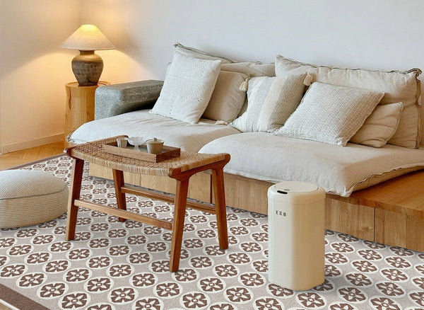 Mid Century Contemporary Modern Rugs for Living Room, Modern Rug Placement Ideas for Dining Room, Large Modern Rugs for Bedroom-Silvia Home Craft