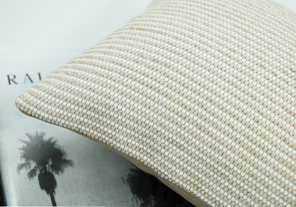 Contemporary Light Brown Modern Sofa Pillows, Large Square Modern Throw Pillows for Couch, Simple Decorative Throw Pillows, Large Throw Pillow for Interior Design-Silvia Home Craft