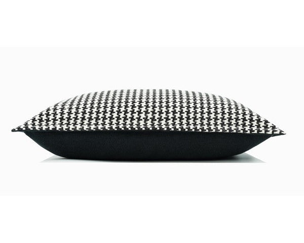 Chequer Modern Sofa Pillows, Large Black and White Decorative Throw Pillows, Contemporary Square Modern Throw Pillows for Couch, Abstract Throw Pillow for Interior Design-Silvia Home Craft