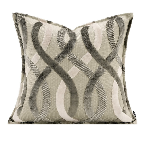 Modern Pillows for Couch, Luxury Abstract Decorative Throw Pillows for Living Room, Large Modern Sofa Pillow Cases, Decorative Pillow Covers-Silvia Home Craft