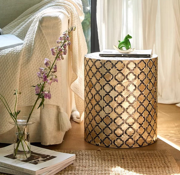 Contemporary Bedside Table, Bedside Small Side Table, Creative Coffee Table, Contemporary Side Table, Modern Side Table, Small End Table, Portable Casual Side Table, Shell Small Sofa Side Table
